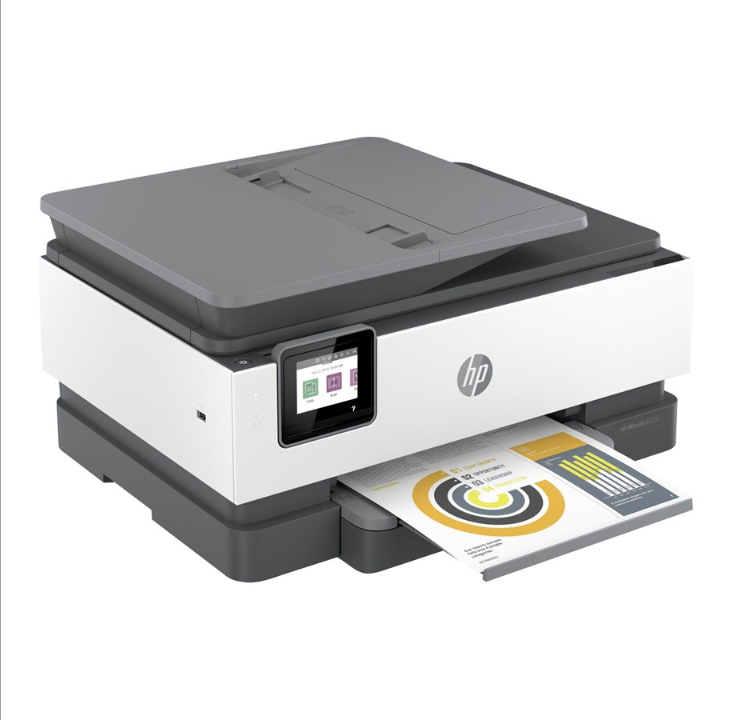 طابعة HP OfficeJet Pro 8022e الكل في واحد نافثة للحبر متعددة الوظائف مع فاكس - ملونة - حبر