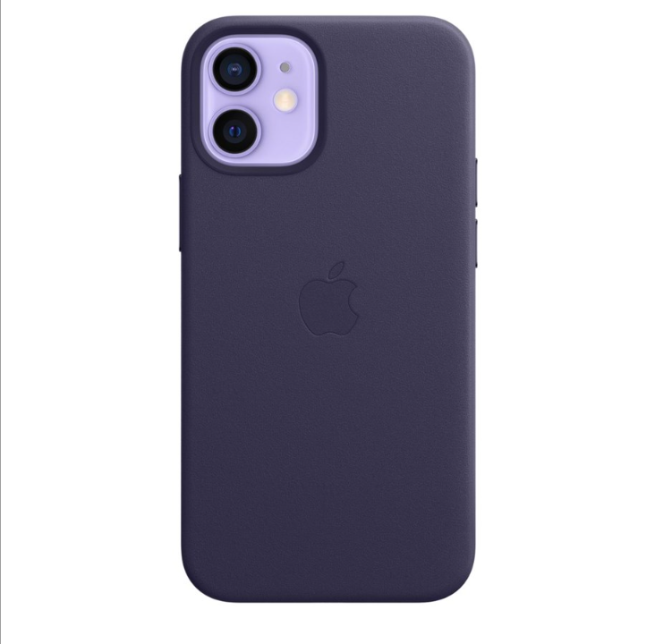 Apple iPhone 12 and 12 Pro - Leather Case with MagSafe - Deep Violet