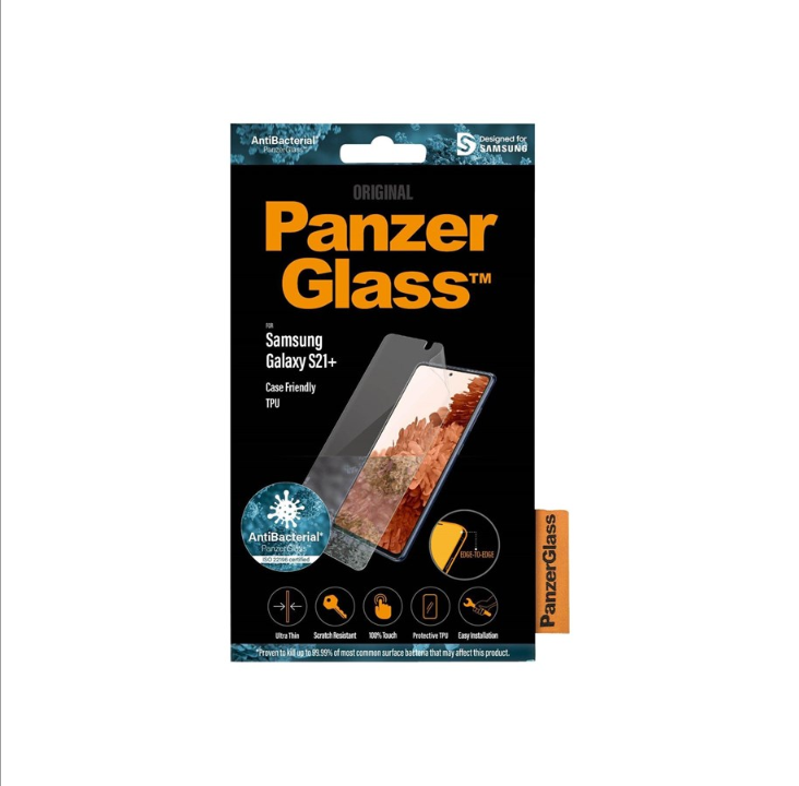 حافظة PanzerGlass لهاتف Samsung Galaxy S21+ مصنوعة من مادة TPU الصديقة للبيئة