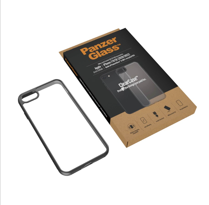 PanzerGlass ClearCase Apple iPhone 8 | 7 | SE (2020/2022) | Black