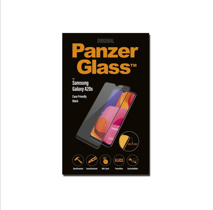 PanzerGlass Samsung Galaxy A20s Case Friendly - Black