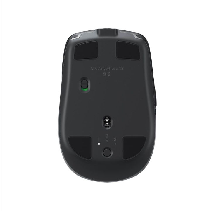 Logitech MX Anywhere 2S Wireless Mouse - Graphite (Refresh) - Mouse - Laser - 7 buttons - Gr?