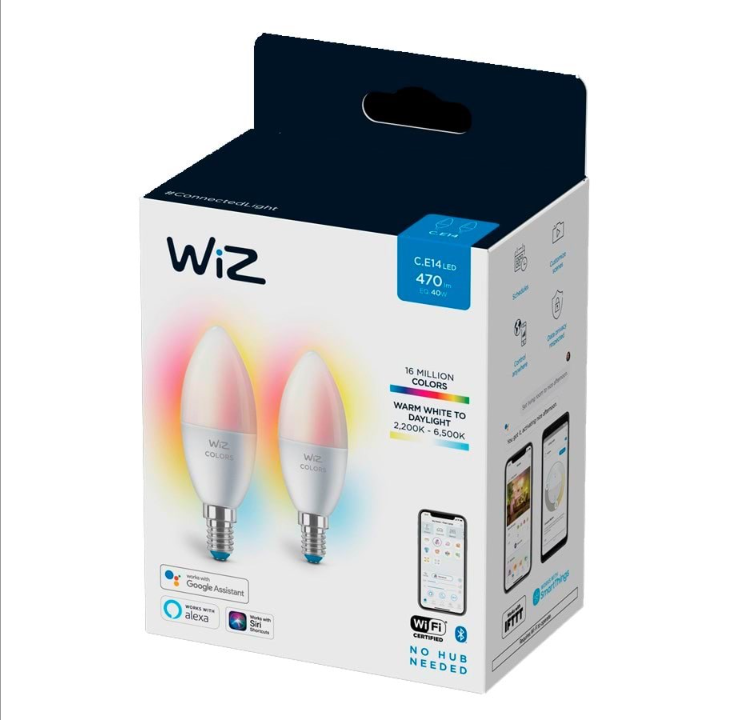 WiZ Crown light E14 2-pack