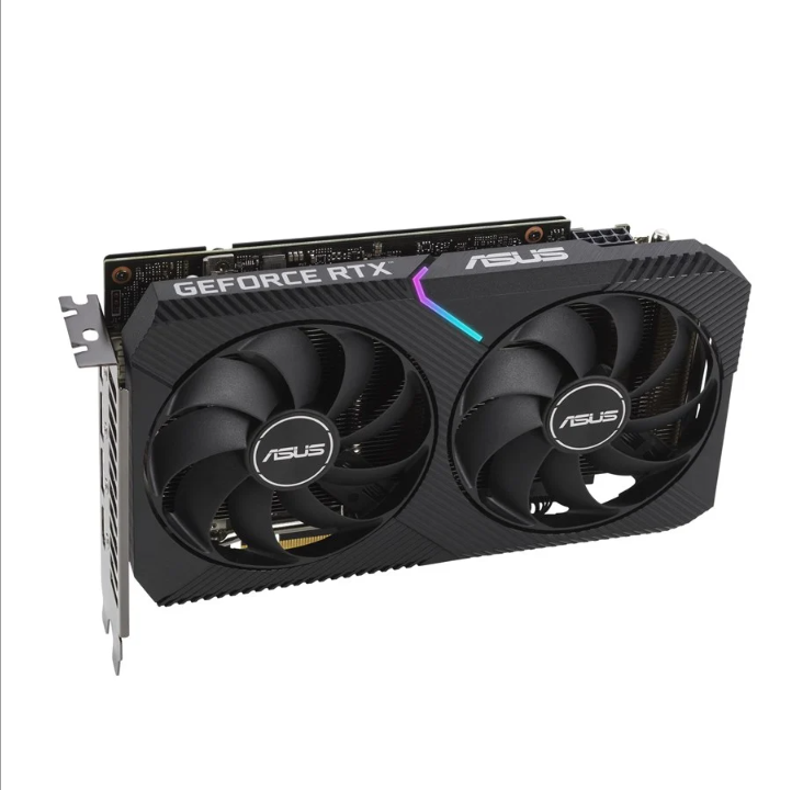 ASUS GeForce RTX 3060 Ti DUAL MINI OC V2 LHR - 8GB GDDR6 RAM - Graphics card