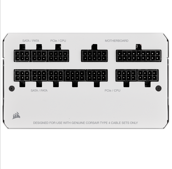 Corsair RM750 White (2021) power supply - 750 Watt - 140 mm - 80 Plus Gold certificate