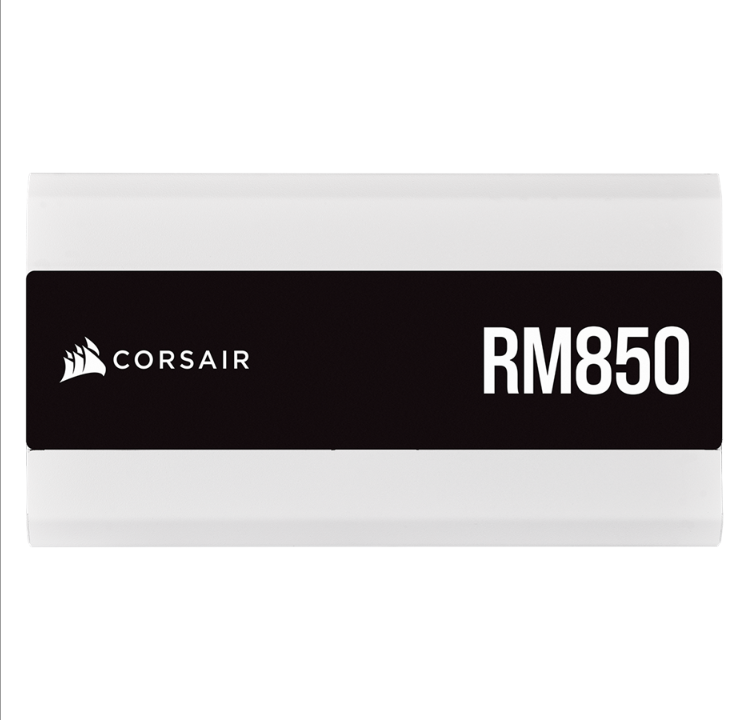 مزود طاقة Corsair RM850 White (2021) - 850 وات - 140 مم - شهادة 80 Plus Gold