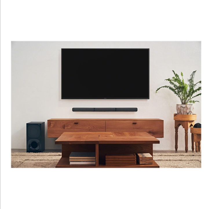 Sony HT-S40R - sound bar system - for home theater - wireless