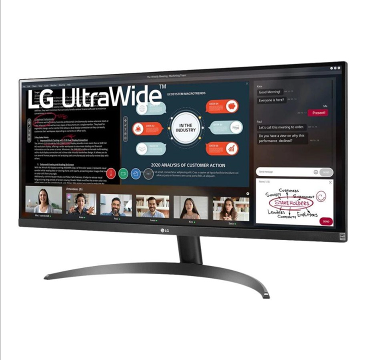 29" LG 29WP500-B - 2560x1080 - 75Hz - IPS - HDR10 - 5 毫秒 - 屏幕