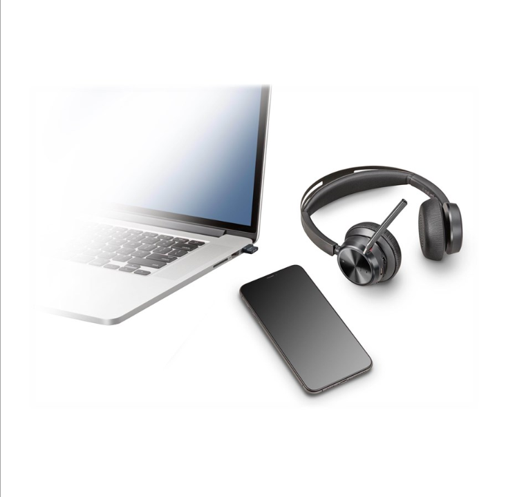 Poly Voyager Focus 2 UC Standard USB-A بدون حامل شحن