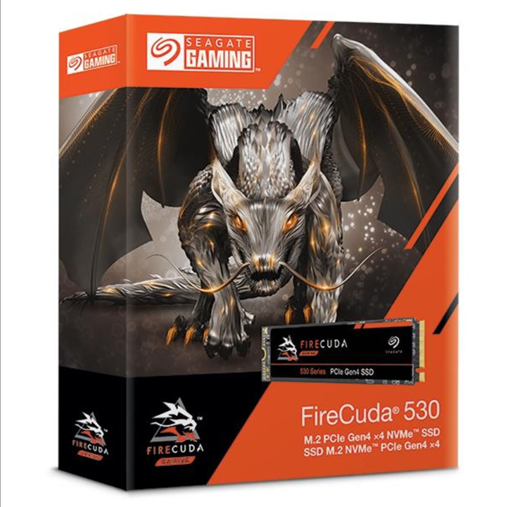 希捷 FireCuda 530 固态硬盘 - 2TB - 不带散热器 - M.2 2280 - PCIe 4.0