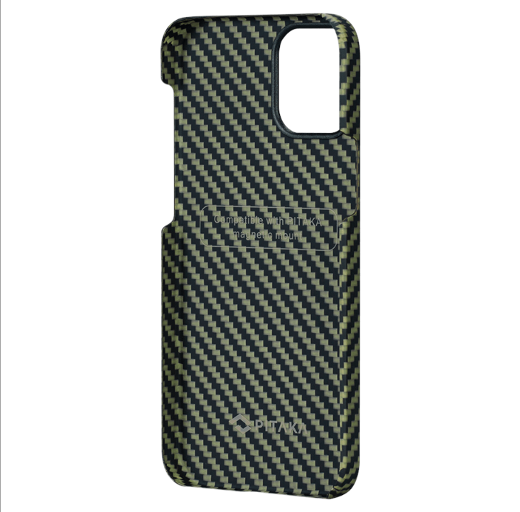 PITAKA Apple iPhone 12 Pro MagEZ Case - Black/Yellow Twill