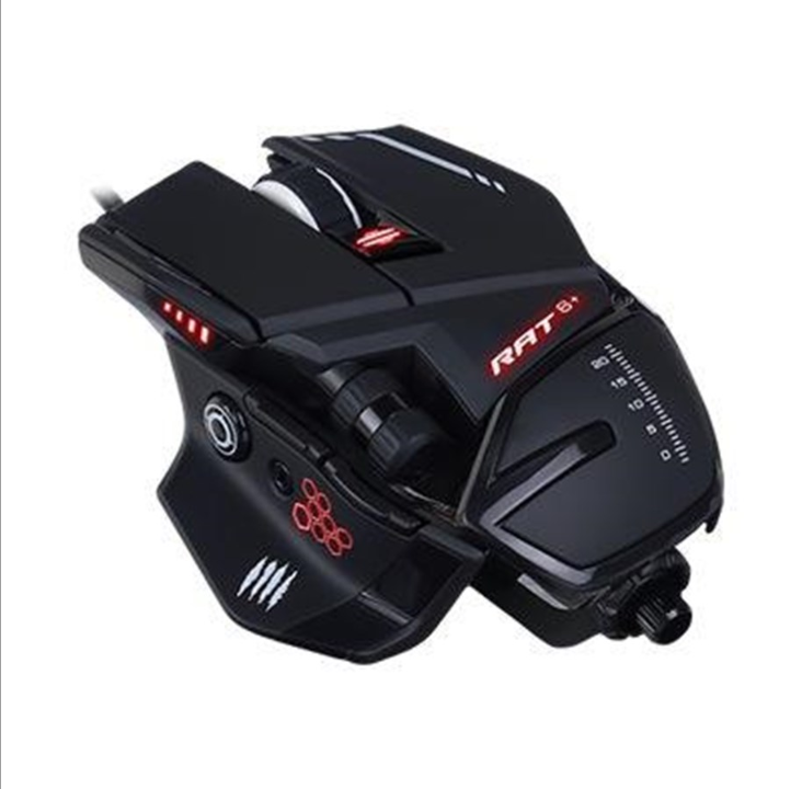 Mad Catz RAT 6 + Optical Gaming mouse - Gaming mouse - Optic - 11 buttons - Black