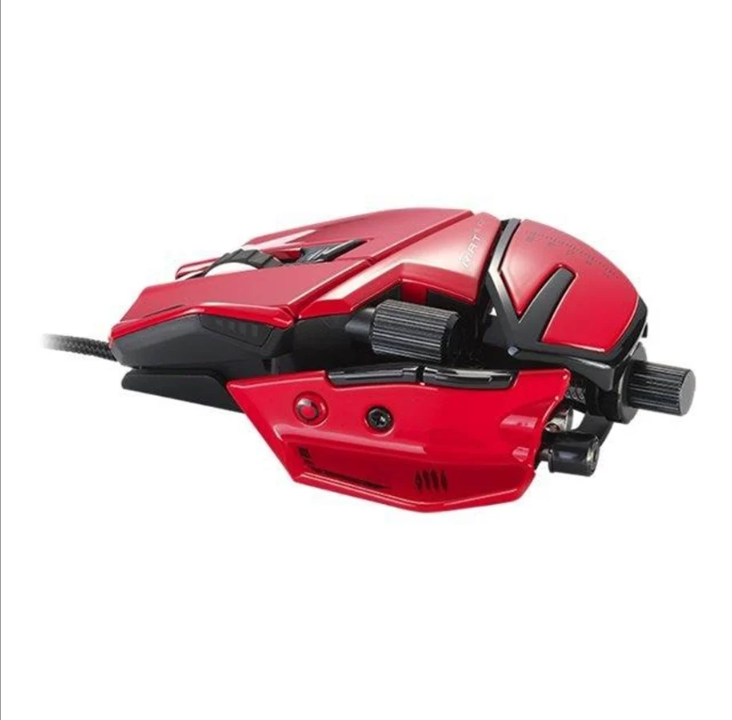 Mad Catz RAT 8+ ADV Optical Gaming Mouse, Red - Gaming mouse - Optic - 11 buttons - Red *DEMO*