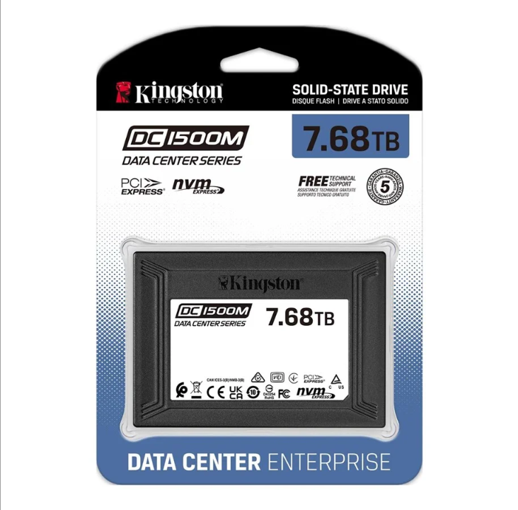 Kingston Data Center DC1500M SSD - 7.68TB