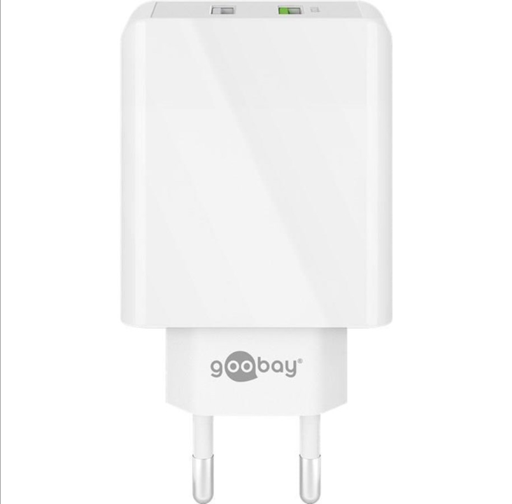 Pro Dual USB quick charger QC3.0 28W white
