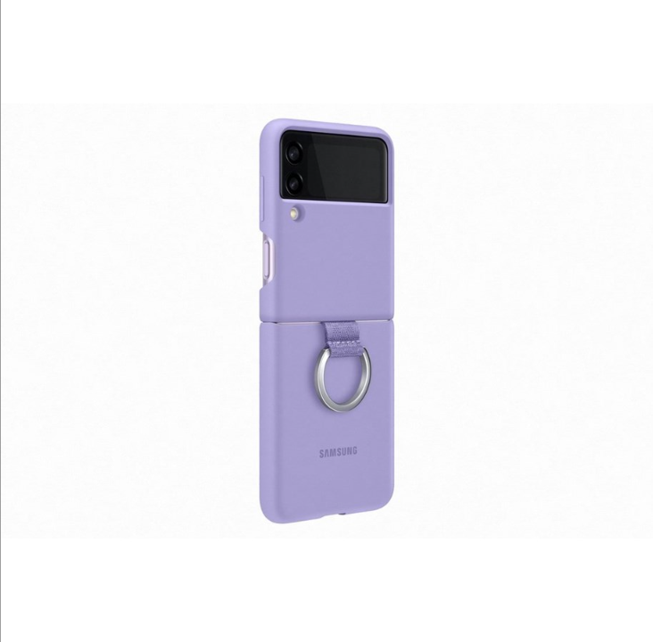 Samsung Galaxy Z Flip 3 Silicone Cover with Ring - Lavender