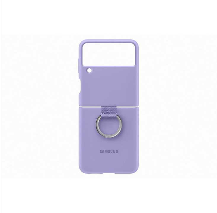 Samsung Galaxy Z Flip 3 Silicone Cover with Ring - Lavender