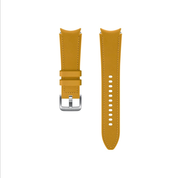 Samsung Watch Strap Hybrid Leather Band 20mm M/L - Mustard