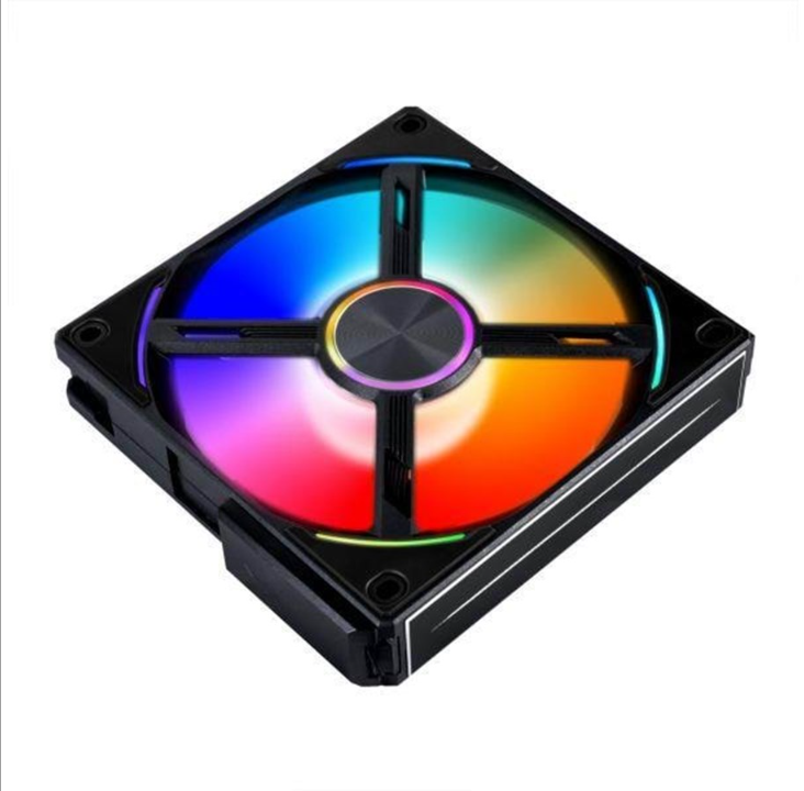 Lian Li UNI FAN AL120 - Chassis fan - 120mm - Black with RGB LED - 28 dBA