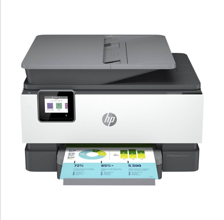 طابعة HP OfficeJet Pro 9014e الكل في واحد نافثة للحبر متعددة الوظائف مع فاكس - ملونة - حبر