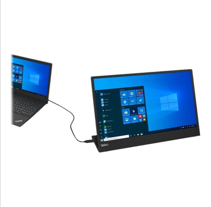 15" Lenovo ThinkVision M15 USB-C Portable Monitor - 6 ms - Screen