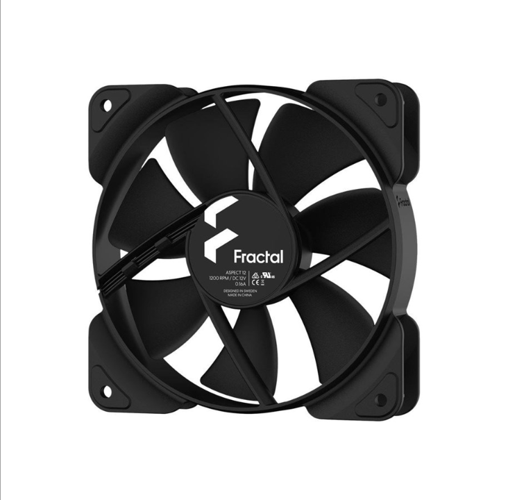 Fractal Design Aspect 12 - Chassis fan - 120mm - Black