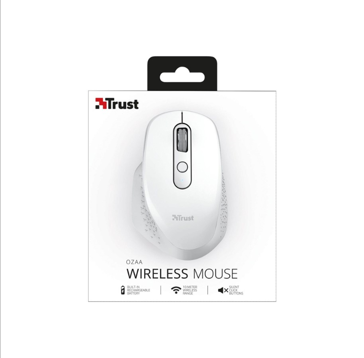 Trust Ozaa - Mouse - 6 buttons - White