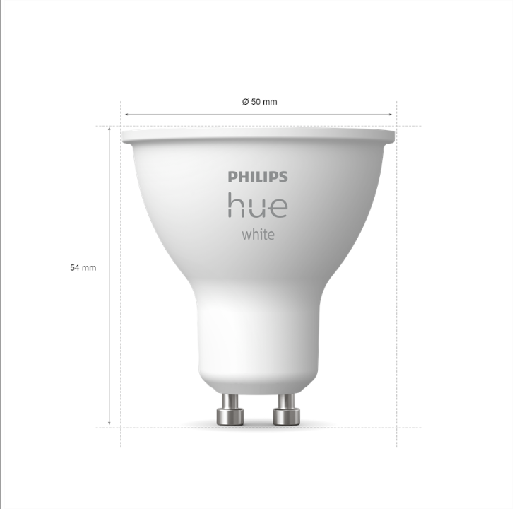 Philips Hue White Gu10 Spotlight - 1-Pack