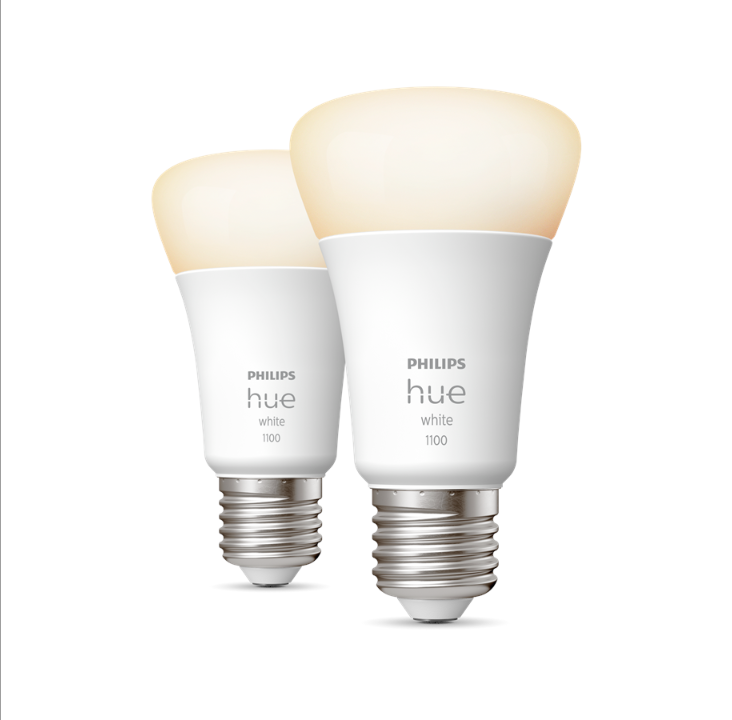 Philips Hue White A60 E27 1100 Lumen - 2-Pack