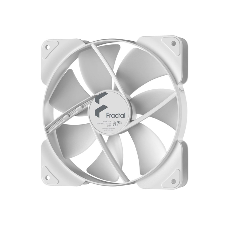 Fractal Design Aspect 14 - Chassis fan - 140mm - White