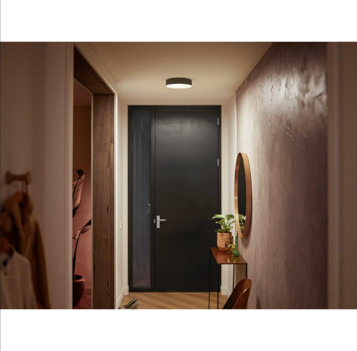 Philips Hue Enrave Small Ceiling Light - Black