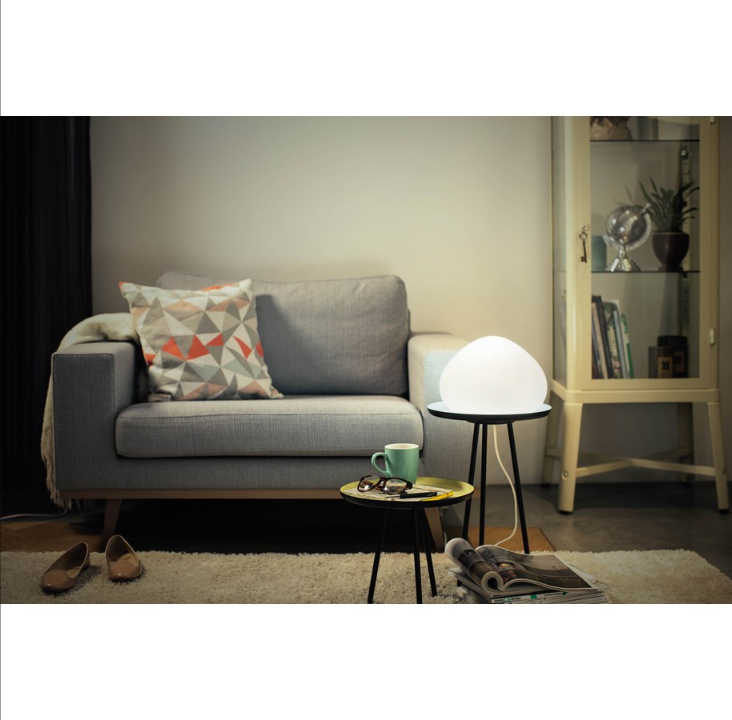 Philips Hue WellNer Table Lamp - White - With Dimmer Switch