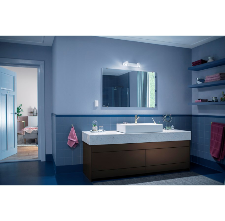 Philips Hue Adore Double Spotlight For Bathroom - White