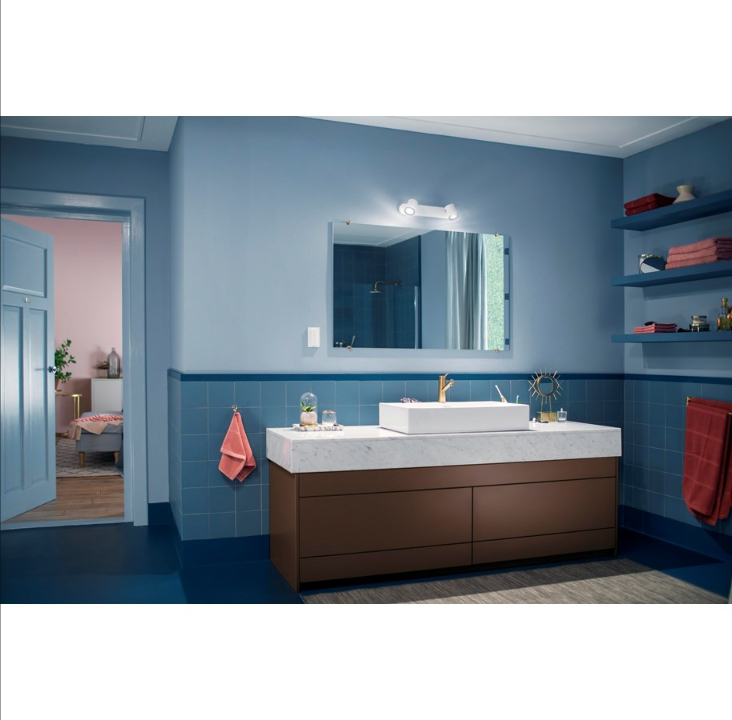 Philips Hue Adore Double Spotlight For Bathroom - White