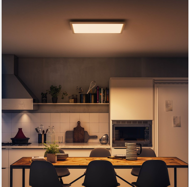 Philips Hue Aurelle Large Square Ceiling Panel - White