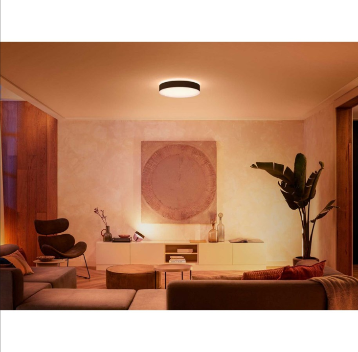 Philips Hue Enrave Large Ceiling Light - Black