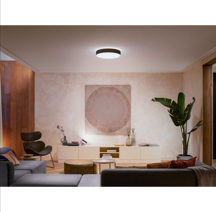 Philips Hue Enrave Large Ceiling Light - Black