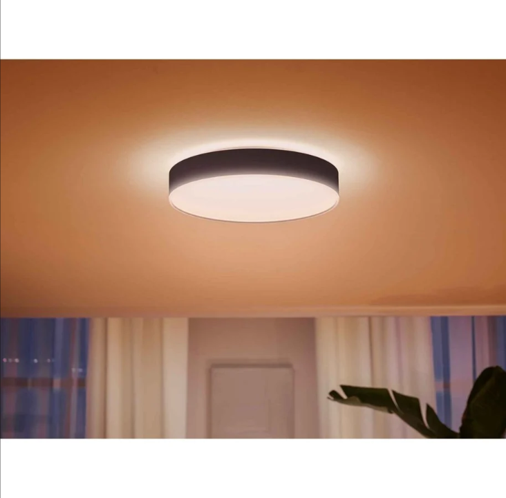 Philips Hue Enrave Large Ceiling Light - Black