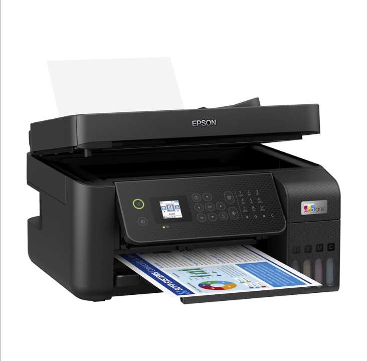 Epson EcoTank ET-4800 - Multifunction - WiFi - Refillable Inkjet printer Multifunction with fax - Color - Ink