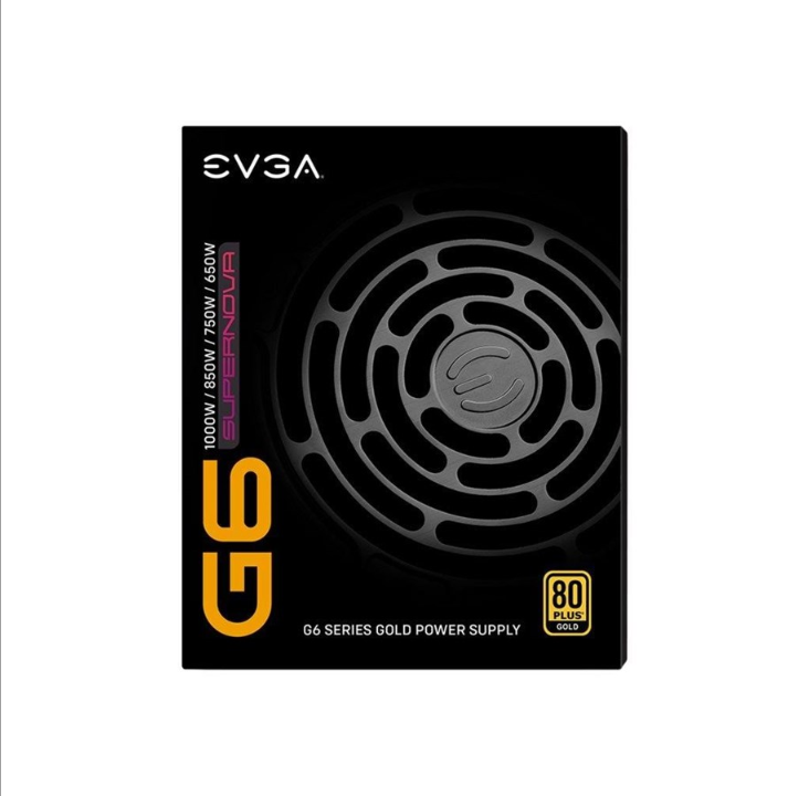 EVGA SuperNOVA 750 G6 电源 - 750 瓦 - 135 毫米 - 80 Plus 金奖证书