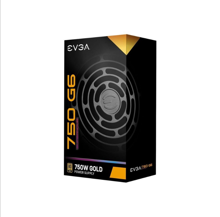 EVGA SuperNOVA 750 G6 power supply - 750 Watt - 135 mm - 80 Plus Gold certificate