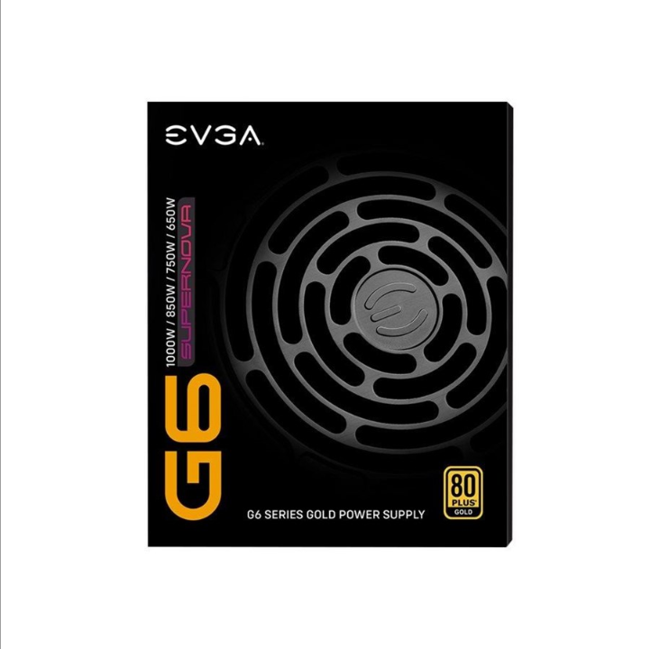 باور سبلاى EVGA SuperNOVA 850 G6 - 850 وات - 135 مم - شهادة 80 Plus الذهبية