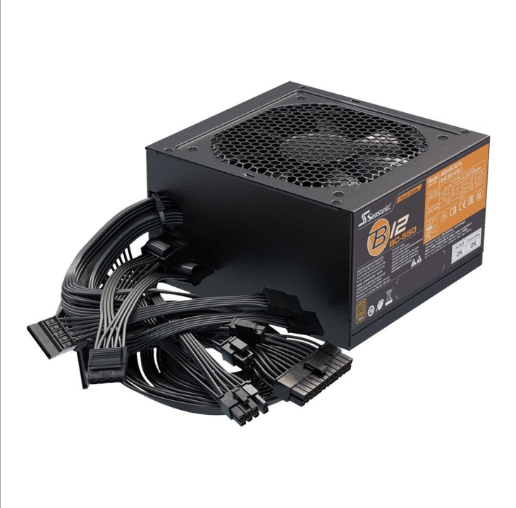 Seasonic B12 BC Series power supply - 550 Watt - 120 mm - 80 Plus Bronze certificate