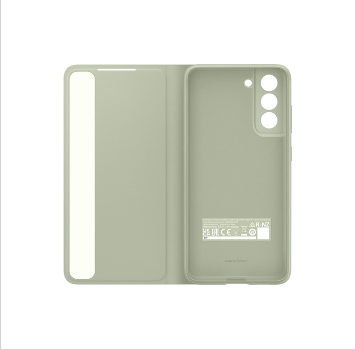 Samsung Galaxy S21 FE Smart Clear View Cover - Olive Green