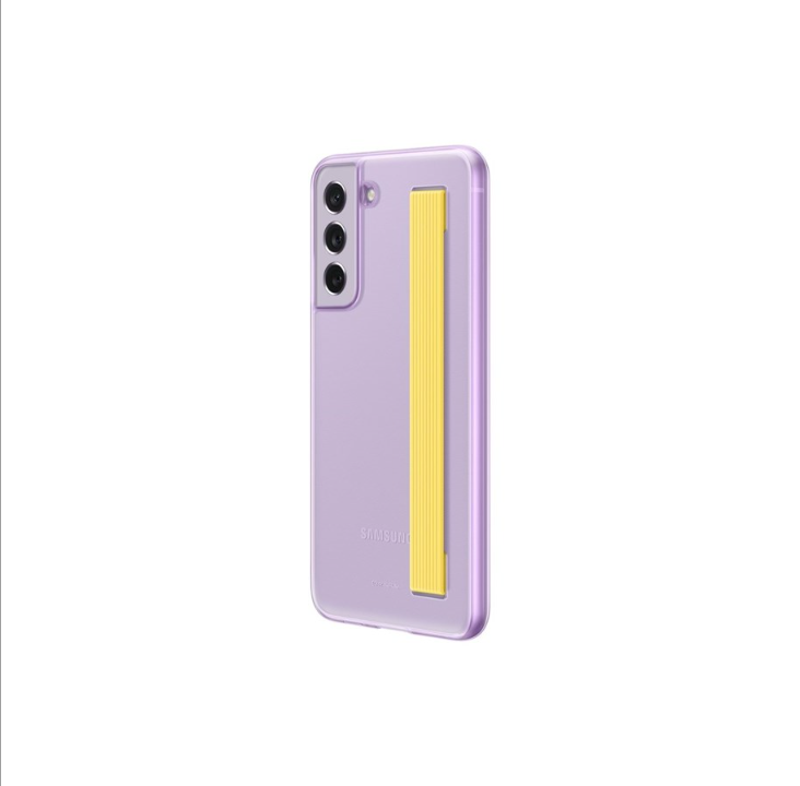 Samsung Galaxy S21 FE Clear Strap Cover - Lavender