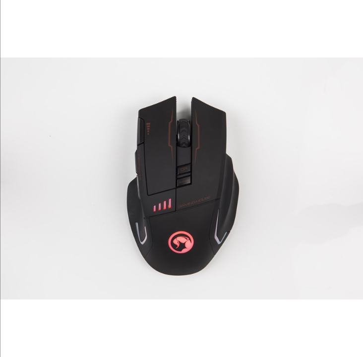 Marvo Mouse. Wireless. Black - Mouse - Optic - 8 buttons - Black