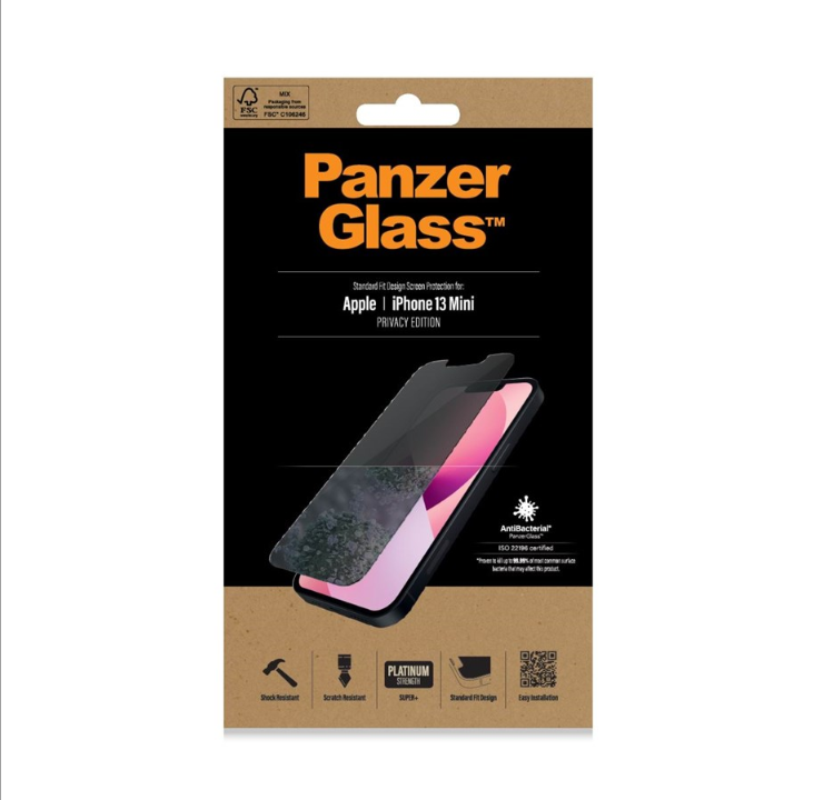 PanzerGlass 防窥屏幕保护膜 Apple iPhone 13 Mini |标准版型