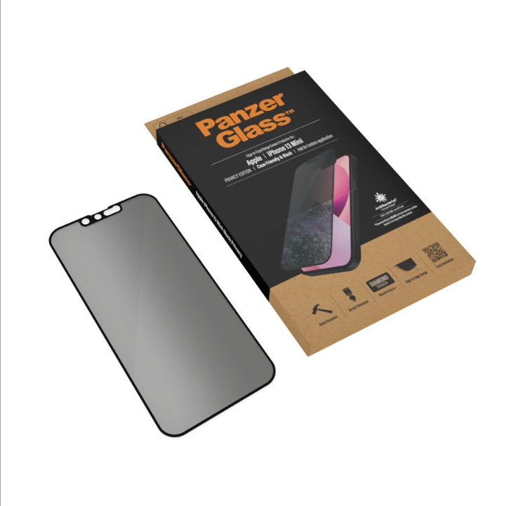 PanzerGlass Privacy Screen Protector Apple iPhone 13 Mini | Edge-to-Edge