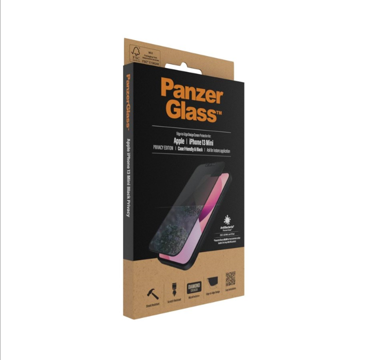 PanzerGlass Privacy Screen Protector Apple iPhone 13 Mini | Edge-to-Edge