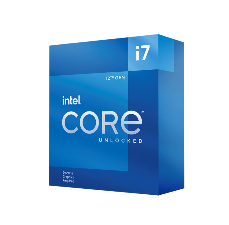 Intel Core i7-12700KF Alder Lake CPU - 12 cores - 3.6 GHz - Intel LGA1700 - Intel Boxed (without cooler)